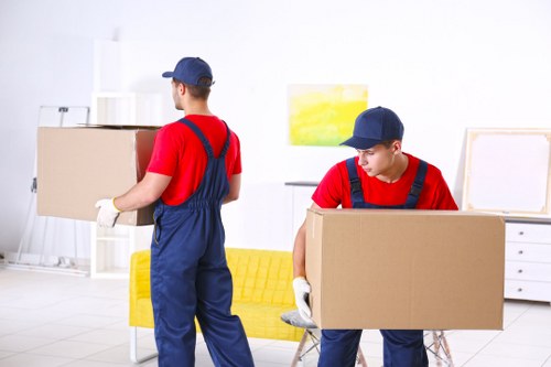 Removal team preparing a house move in Crooklog