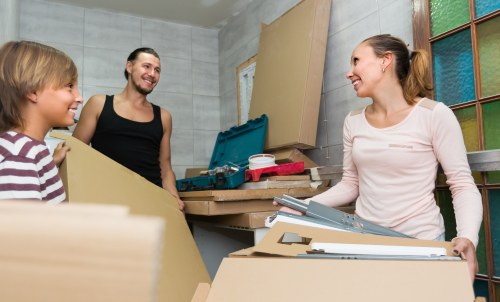 Removals team loading furniture for a Crooklog home move