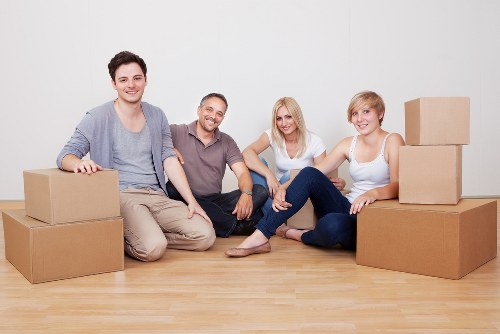 Careful unloading of boxes and furniture at a Crooklog property